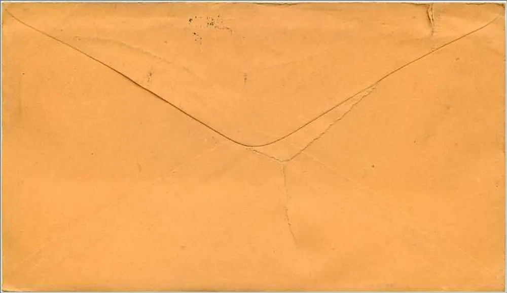 R. L. Brower, Wholesale Commission Merchant — New York — 3 Cent US Briefmarken - Rückseite
