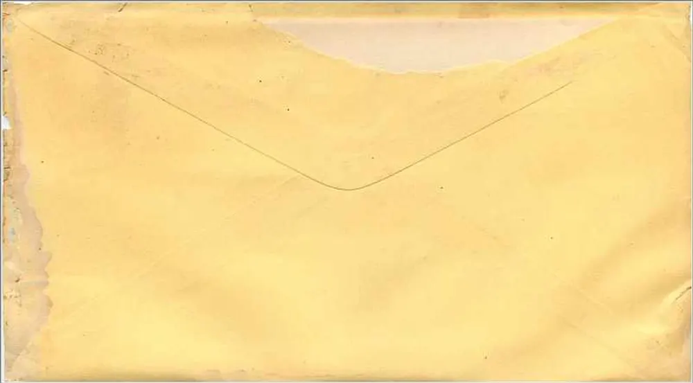 Geschäftsbriefumschlag — Schlaich & Gilbough, Kommissionshändler — Philadelphia, PA - Rückseite