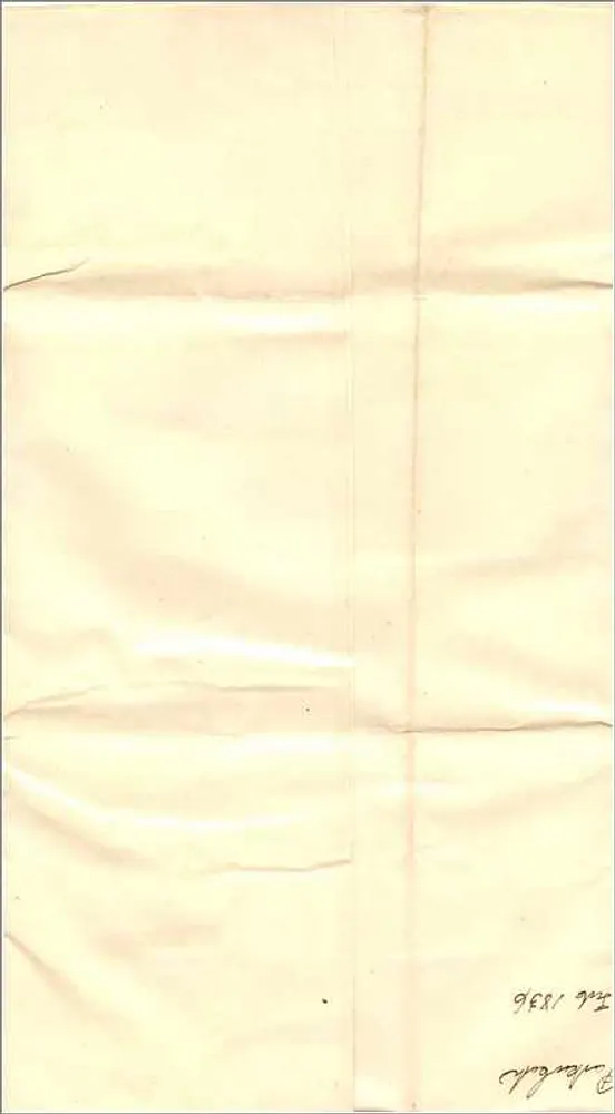Tarjeta postal enviada desde Santa Lucía — G. Corrily Ferry, Augusta, Maine — datada aproximadamente en 1936 - Reverso