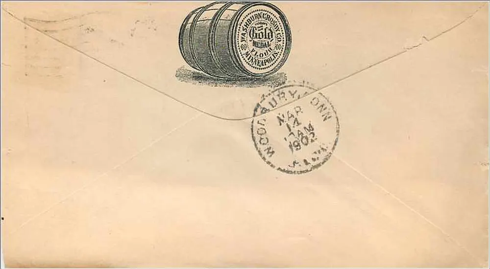 J.D. Dewell & Co. — Allgemeiner Laden — New Haven, Conn. - Rückseite