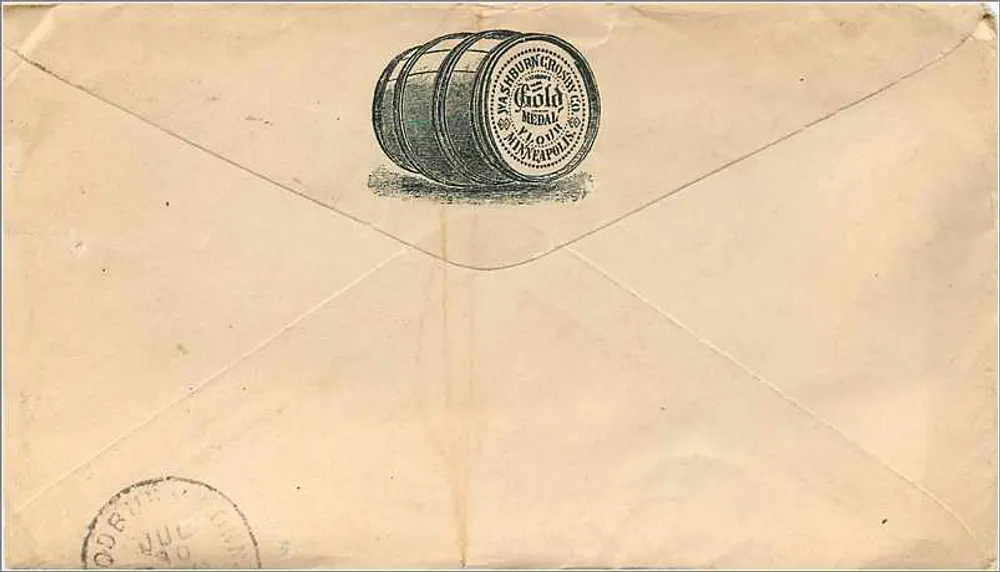 J.D. Dewell & Co. — Lebensmittelgeschäft — New Haven, Conn. - Rückseite