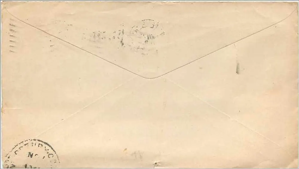 The Warren L. Hall Co. — Großhändler für Lebensmittel, Waterbury, Conn. — Verlag: Warren L. Hall Co. - Rückseite