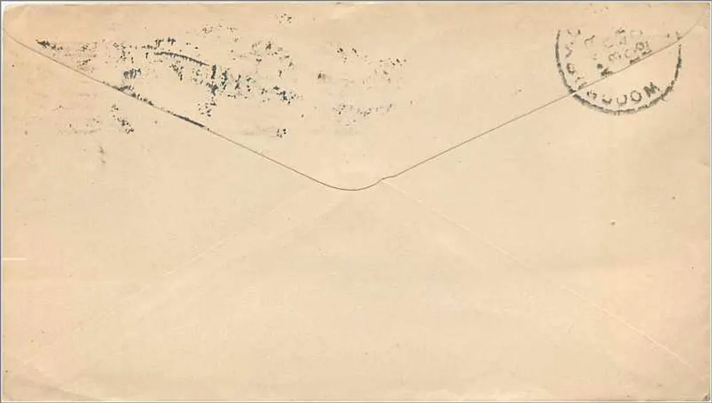 Gloucester, Mass. — Fischgeschäft Shute & Merchant — 1862 — Verleger Shute & Merchant - Rückseite