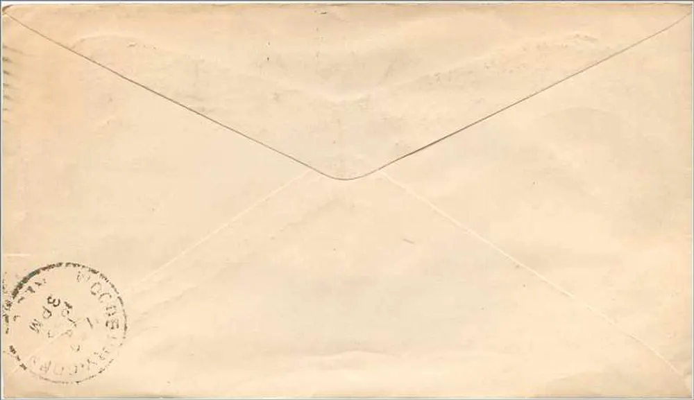 Bay State Flour — Werbung — Bay State Milling Co. und F.C. Bushnell Co. Waterbury, Conn. - Rückseite