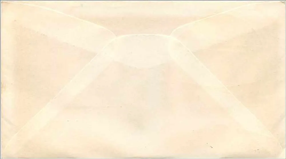 Golden Gate Bridge — Highway Post Office Service — L.W. Staehle, New York, N.Y. - Rückseite