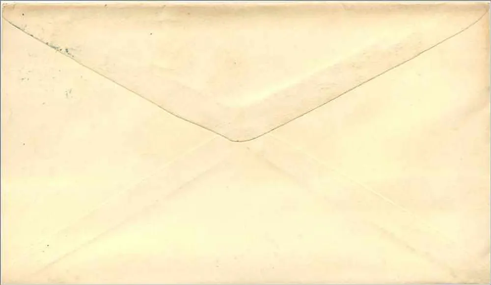 Miss H. A. Walker — Titusville, Pa. — selo de 3 centavos George Washington - Verso