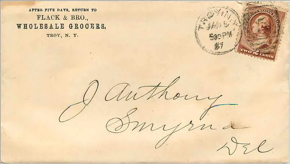 Lenox Seife — Werbung — Flack & Bro., Troy, N.Y. - Rückseite