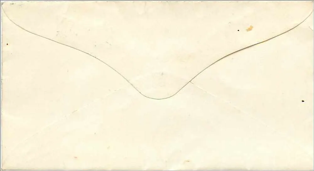 Carta postal americana — 4 de novembro de 1864 — editor desconhecido, número de série não visível - Verso