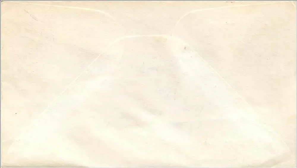 Lincoln 4¢ — Erster Tag der Ausgabe — ASDA National Stamp Show, New York — 1954 - Rückseite