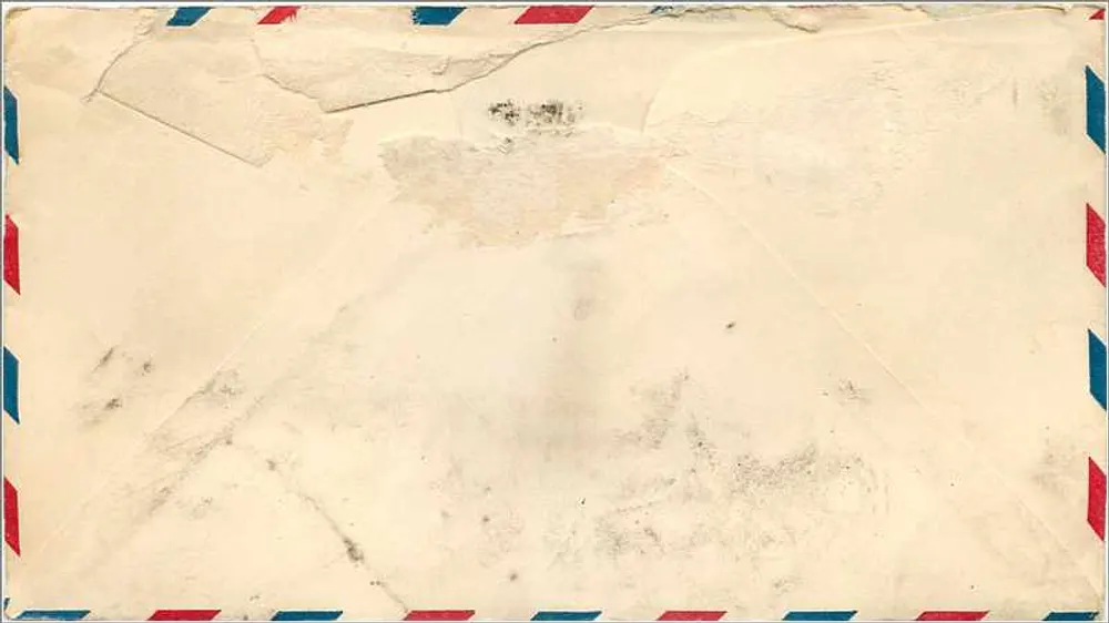 Spezialflug Air Mail — Washington D.C. — Washington Airport - Rückseite