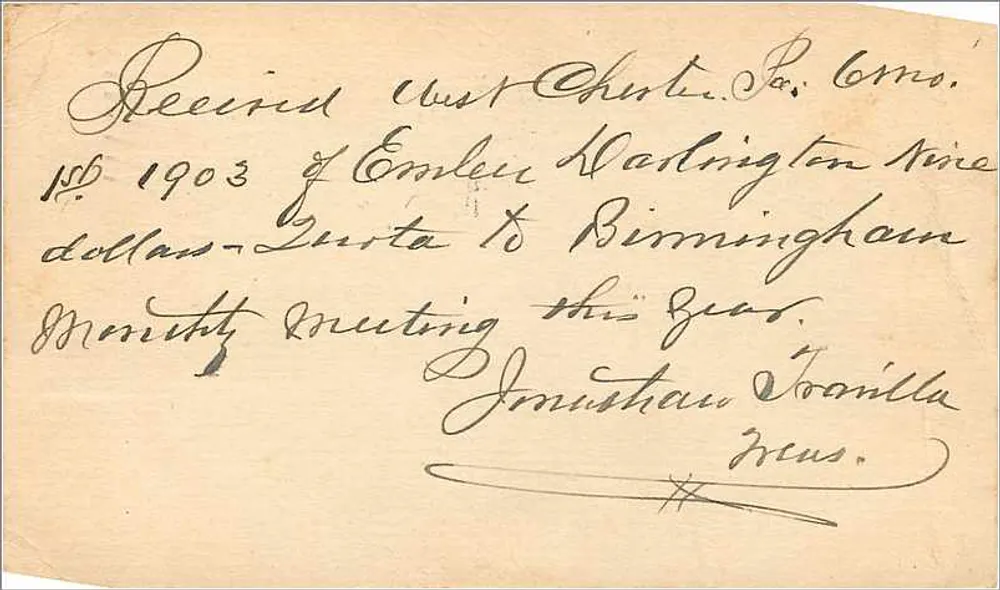 West Chester, Pennsylvania — carte postale américaine datée de juin 1903 — éditeur U.S. Postal Card - Verso
