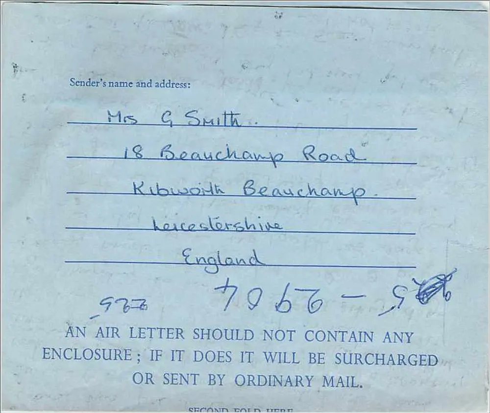 Luftbild — Frau M.A. Wéla, Concord, New Hampshire — Verlag nicht sichtbar - Rückseite