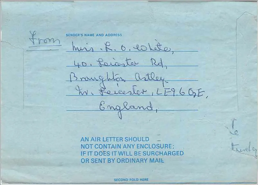 Luftbild-Postkarte — Beleuchtungsfest — Verleger nicht sichtbar - Rückseite