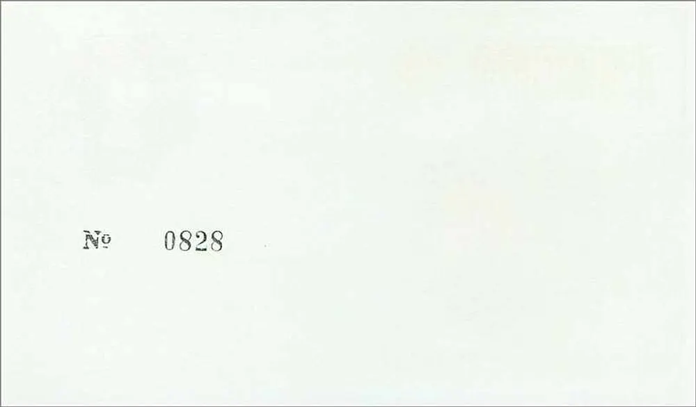 Europa 78 — Erinnerungsblatt mit Postwertzeichen — Großbritannien, Nr. 0828 - Rückseite