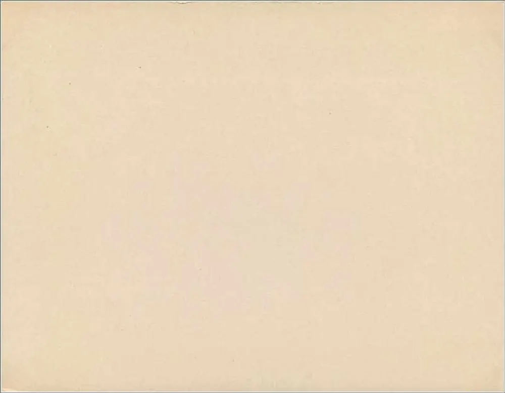 Carta postal britânica — selo de meia penny Victoria — apenas o recto visível - Verso