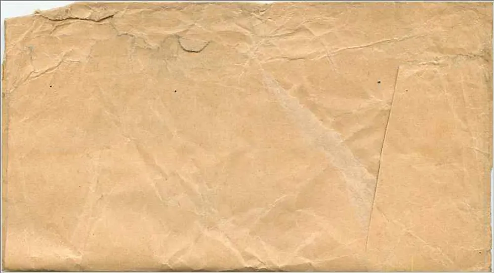 Karte Postale an Frau Charles Bloemendaal — Briefmarke und Poststempel - Rückseite