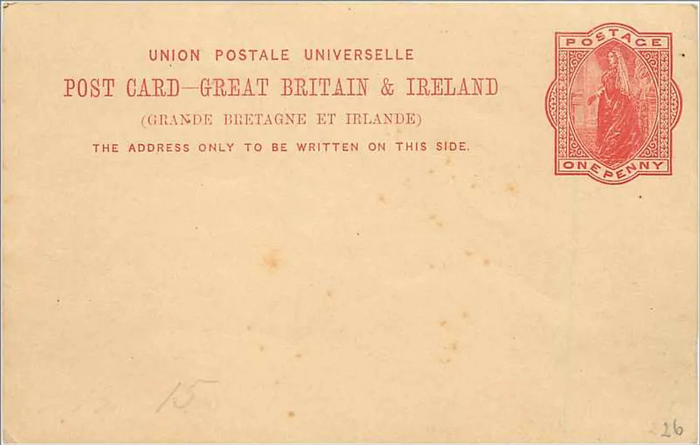 Universal-Karte — Großbritannien und Irland — Verleger Karpeles & Co. London - Vorderseite