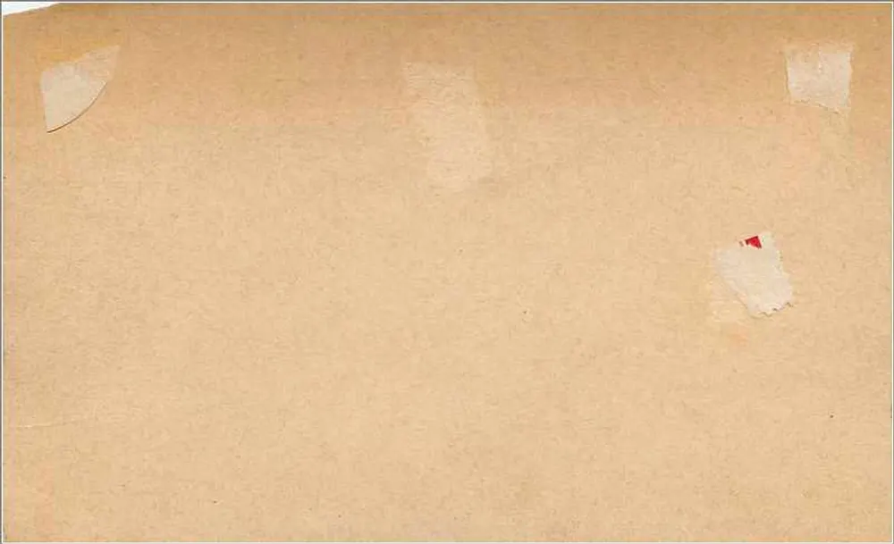 Britische Karteikarte — ½ Penny Victoria-Stempel — Rückseite - Rückseite