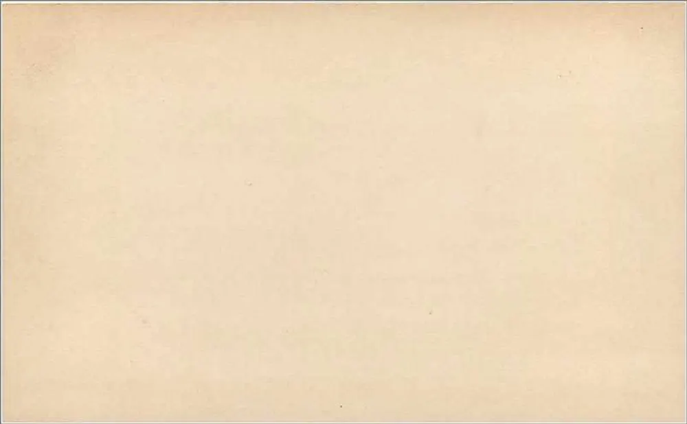 Britische Ansichtskarte — Modell ohne Bild — ½ Penny Victoria-Poststempel - Rückseite