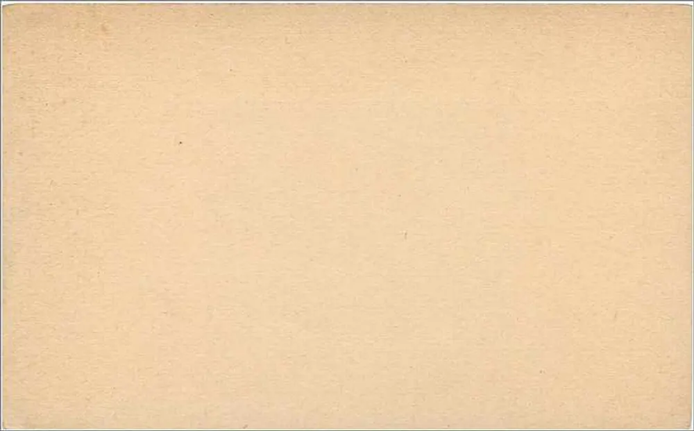 Britische Ansichtskarte — ½ Penny-Stempel — Rückseite sichtbar - Rückseite