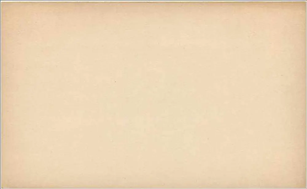 Britische Karteikarte — Vorderseite — ½ Penny-Stempel - Rückseite