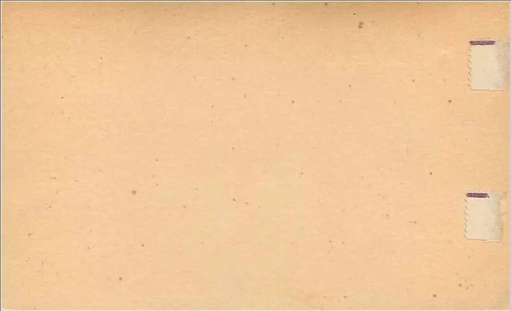 Britische Ansichtskarte — 1875 — Halbpfennig-Stempel Victoria - Rückseite
