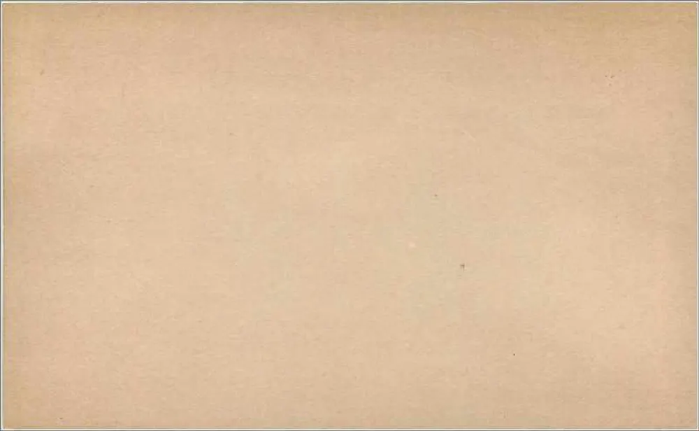 Britische Ansichtskarte — Rückseite — 1/2 Penny Victoria-Stempel - Rückseite