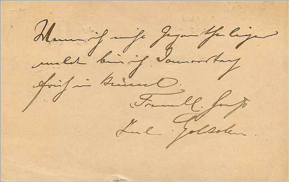 Carta postal britânica — Grã-Bretanha e Irlanda — selo de 1 penny vermelho — destinada a Bruxelas - Verso