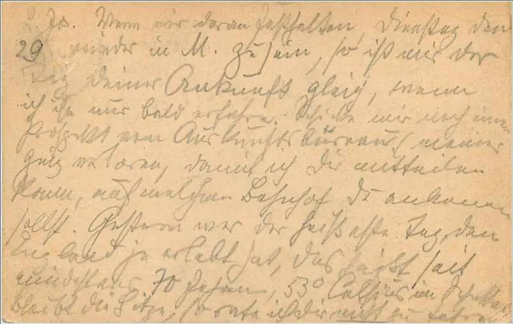 Carta postal da Grã-Bretanha & Irlanda — União Postal Universal — selo de 1 penny - Verso