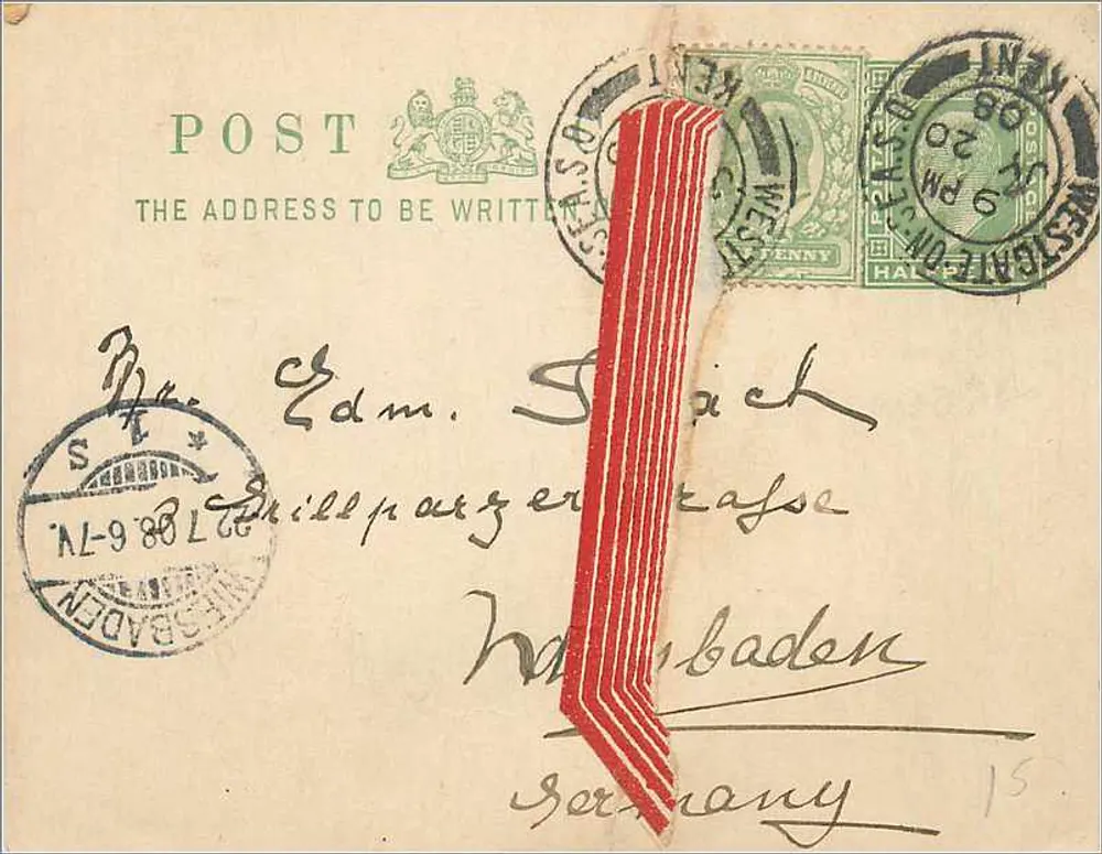 Cartão postal de Westgate-on-Sea — Reino Unido — editor não identificado, número de série não visível - Frente