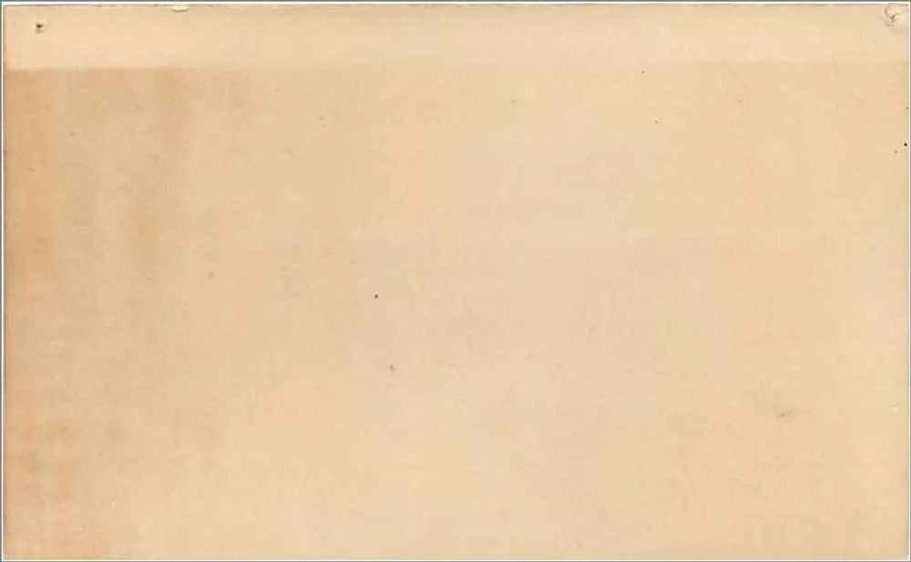 Englische Ansichtskarte — ½ Penny Victoria-Stempel — Vorder- und Rückseite leer - Rückseite