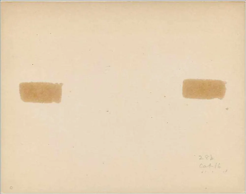 Britische Ansichtskarte — ½ Penny Victoria-Poststempel — Vorder- und Rückseite - Rückseite