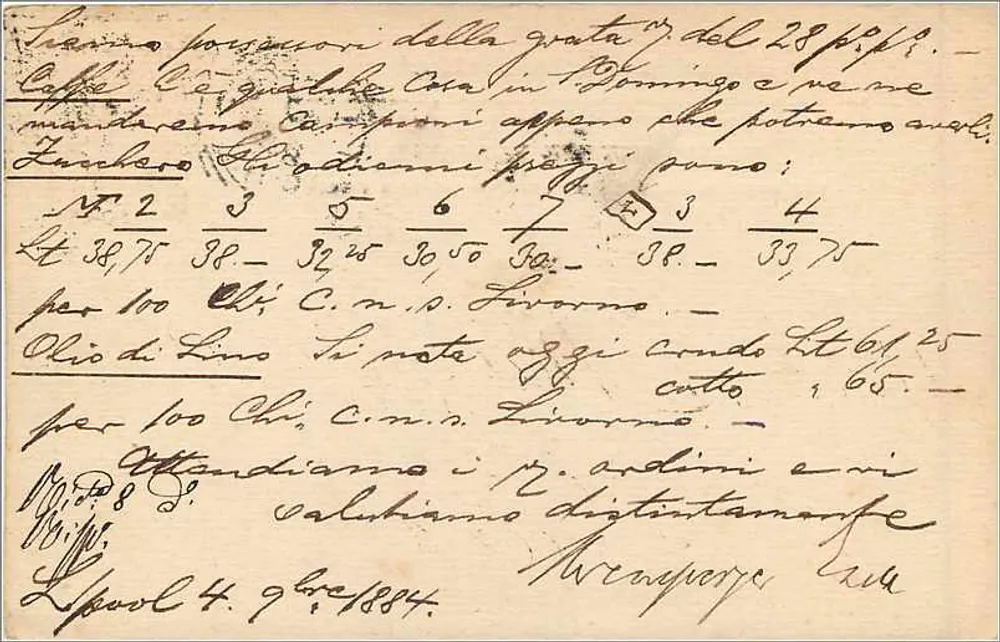 Rom — Ansichtskarte gesendet von Calais nach Paris — Verlag Union Postale Universelle, Serie Great Britain & Ireland - Rückseite