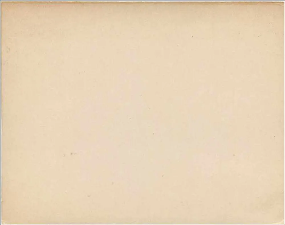 Britische Ansichtskarte — ½ Penny Victoria-Stempel — nur Vorderseite - Rückseite