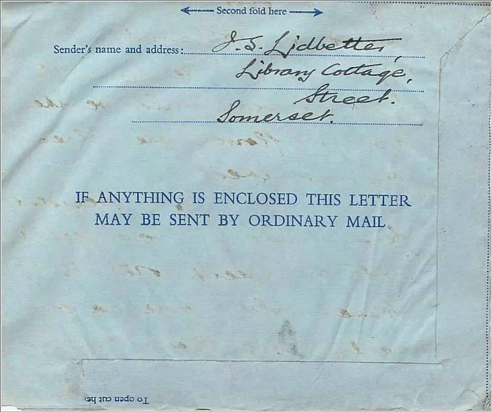 Krönung 1953 — Luftpost — Verlag nicht sichtbar - Rückseite