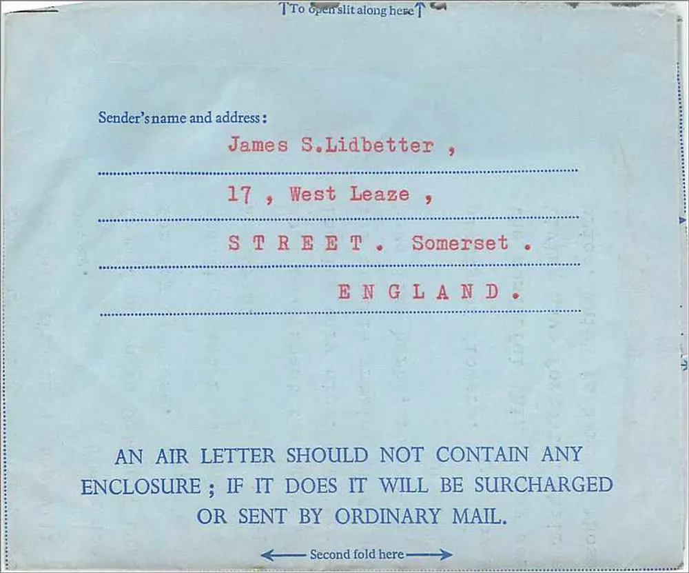 Luftbildkarte — Somerset, England nach Yonkers, New York — Verlag nicht sichtbar - Rückseite