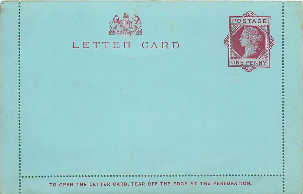 Englische Ansichtskarte — 1 Penny-Stempel — Verlag Royal Mail - Vorderseite
