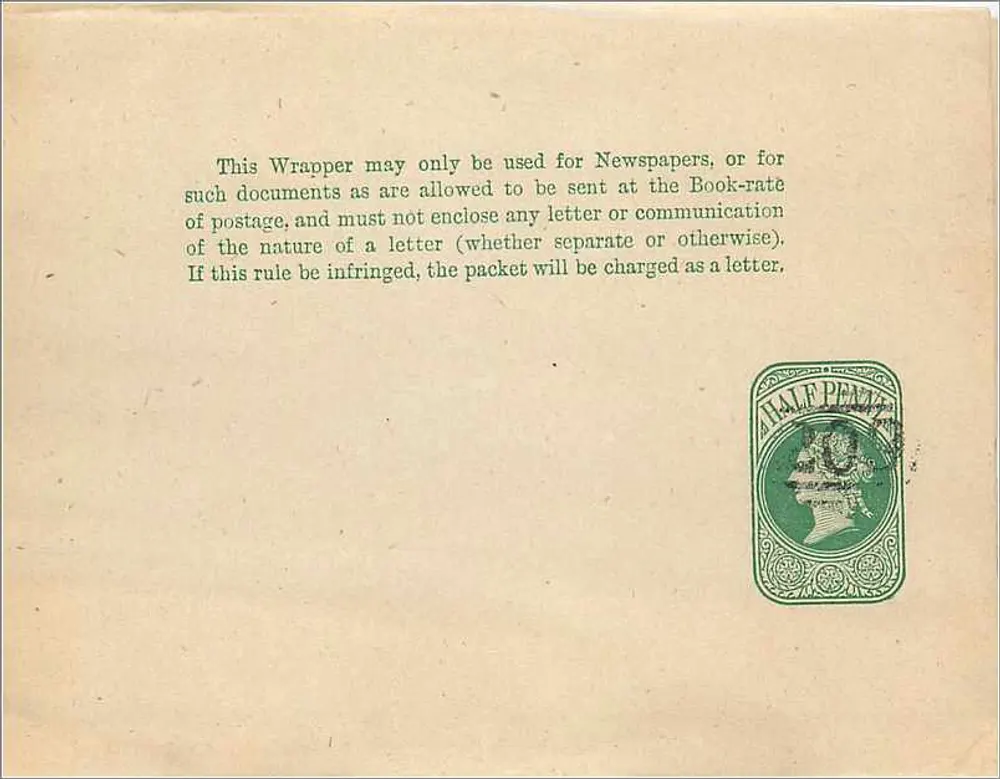 Briefumschlag mit Stempel — offizieller Text — Vereinigtes Königreich - Vorderseite