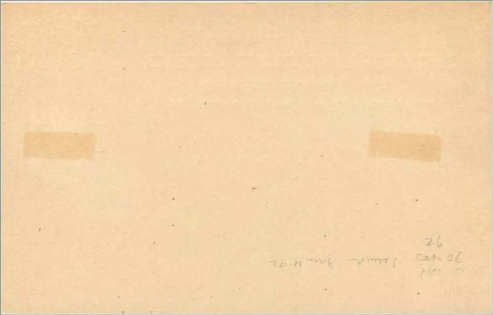 Antike Ansichtskarte — Vereinigtes Königreich und Irland — 1 Penny-Stempel - Rückseite