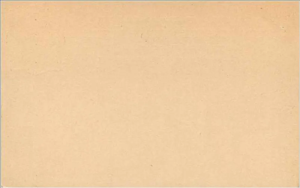 Leere Karte — Großbritannien und Irland — 1 Penny-Stempel - Rückseite