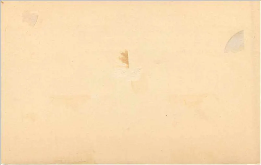 Universal-Karteikarte — Großbritannien und Irland — 1 Penny-Stempel - Rückseite