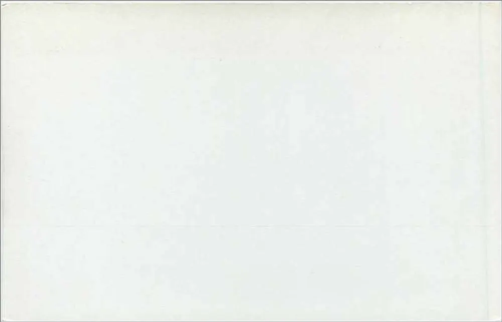 Leere Ansichtskarte — 4d Porträtstempel der Königin — Verlag nicht sichtbar - Rückseite