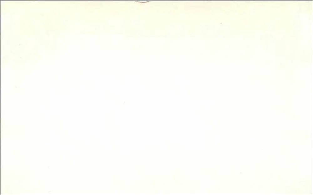 Britische Karteikarte — 4d-Stempel der Queen Elizabeth II — ohne gedruckten Text - Rückseite
