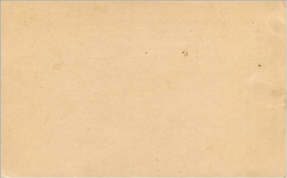 Universal-Postkarte — Großbritannien und Irland — 1 Penny-Stempel - Rückseite