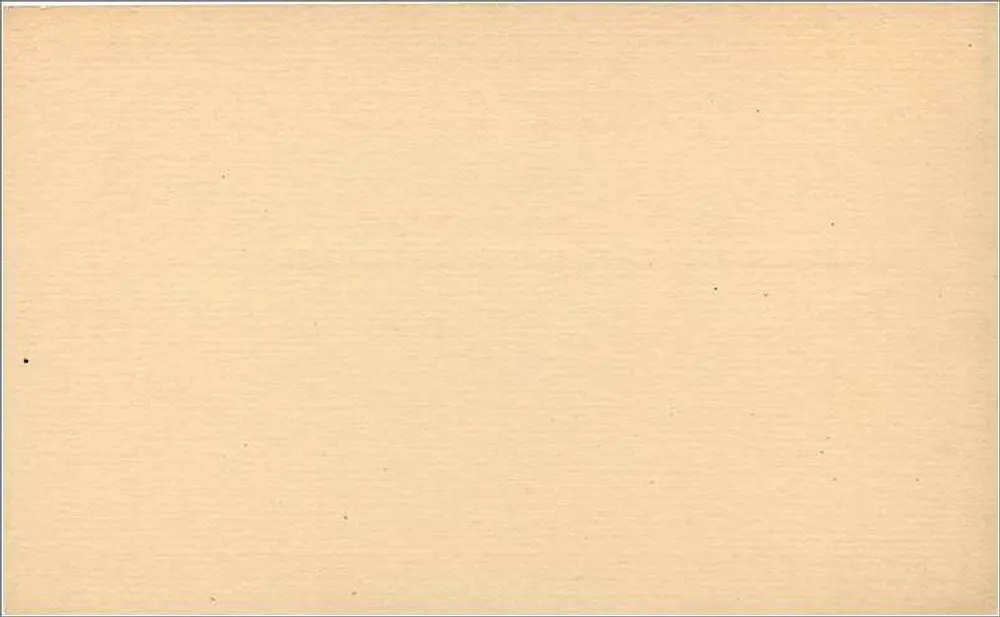 Britische Ansichtskarte — ½ Penny Victoria-Stempel — Rückseite - Rückseite