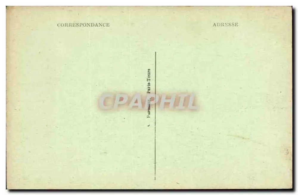 Paris — Der Königliche Brücke und das Pavillon de Flore — A.P. n°400 - Rückseite