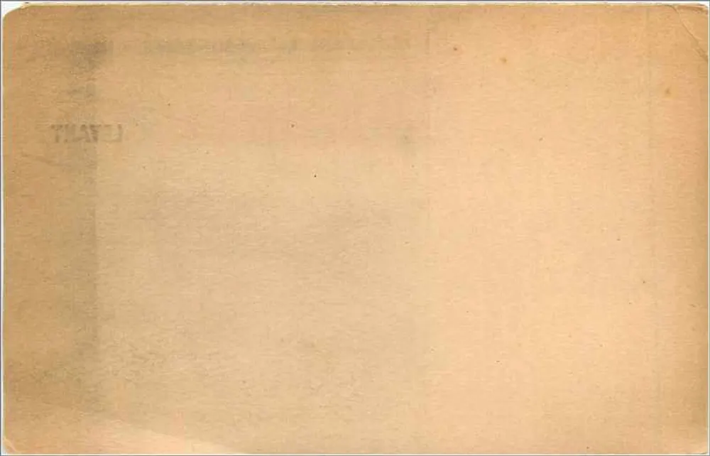 Carte postale avec réponse payée — Grande-Bretagne & Irlande — timbre Levant 1 penny - Verso