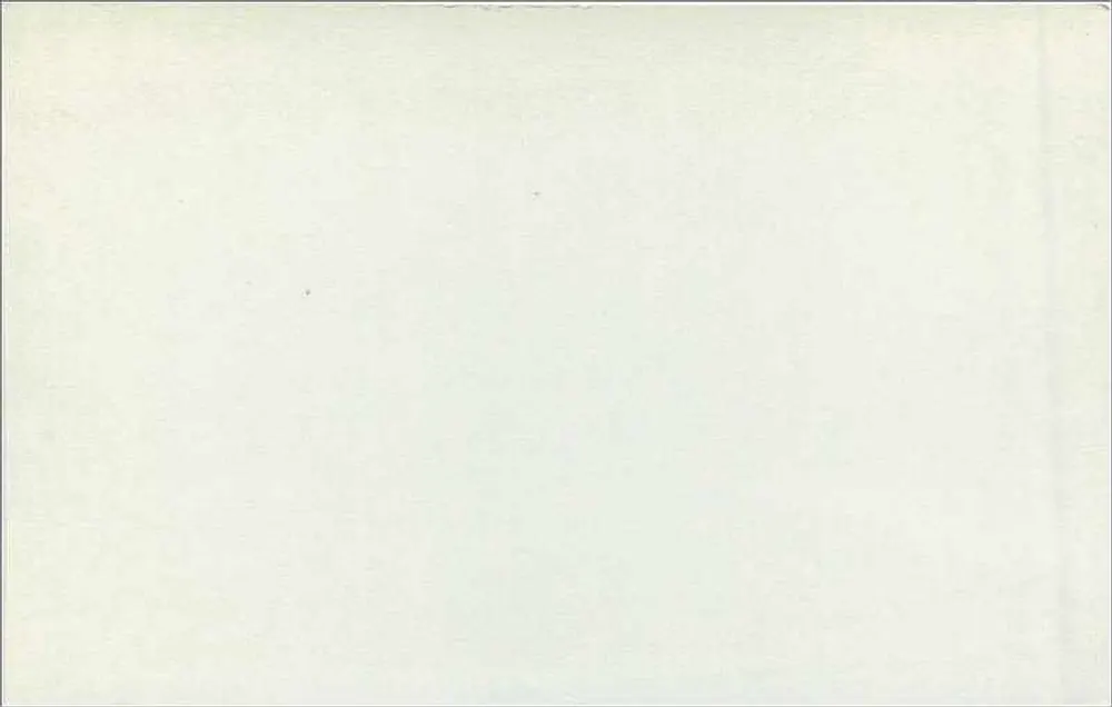 Britische Karte — Rosenstempel von 2 Schilling und 6 Pence — Verlag nicht sichtbar - Rückseite