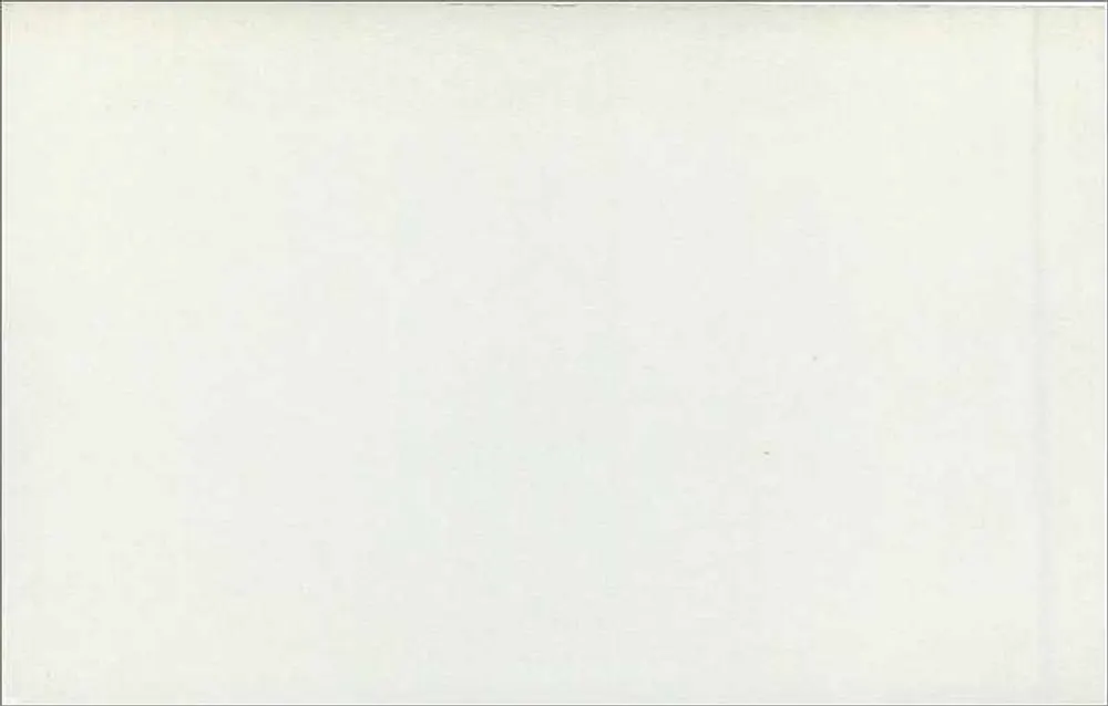 Leere Ansichtskarte — blauer 4½p-Stempel der Königin Elizabeth II — Verlag nicht sichtbar - Rückseite