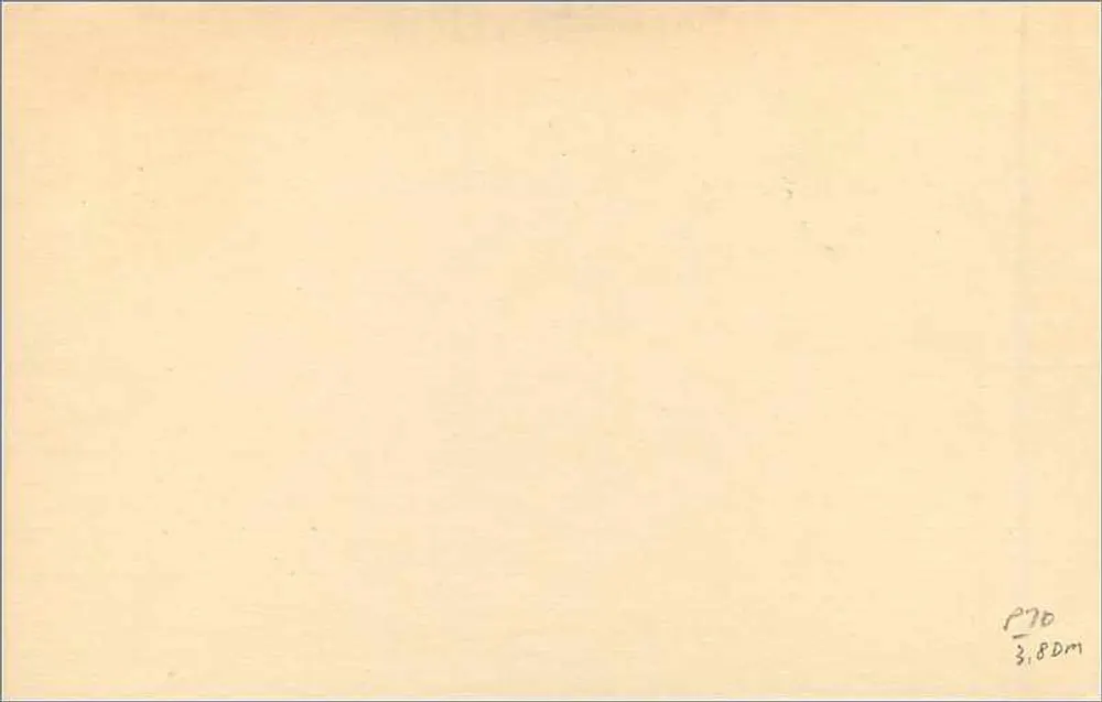 Britische Ansichtskarte — 2d brauner Stempel — Verlag nicht sichtbar - Rückseite